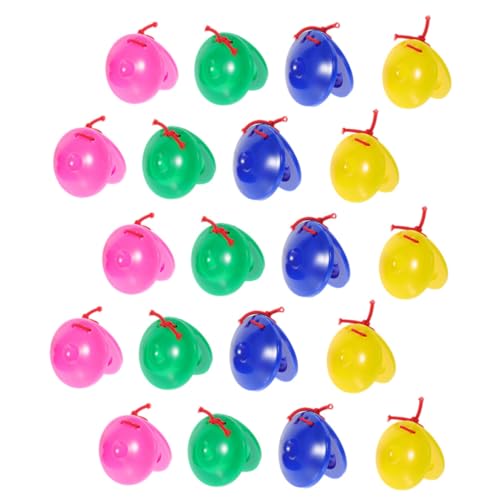 UPKOCH 20 Stück Kastagnetten Kleine Hand Kastagnetten für Musikalische Früherziehung Sicheres Material Gelb Blau Grün für Kindergarten und Musikunterricht UPKOCH 20 Stück Kastagnetten Kleine Hand Kastagnetten für Musikalische Früherziehung Sicheres Material Gelb Blau Grün für Kindergarten und Musikunterricht von UPKOCH
