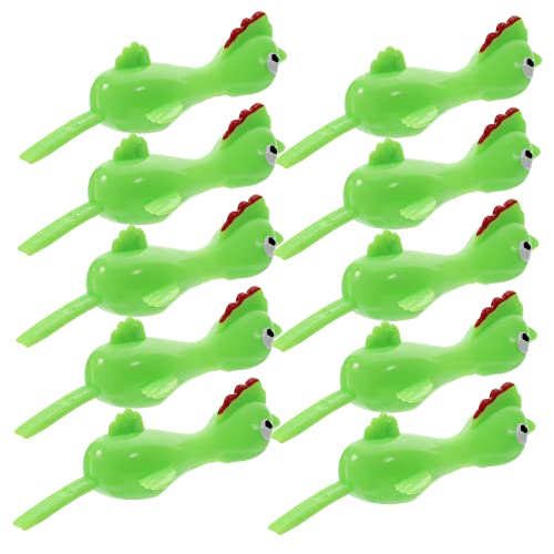 UPKOCH 20 Stück Katapult-küken- Fliegendes Tiere Fingerspielzeug Lustiges Kinderversorgung Dehnbare Fingerspielzeuge Stress-Relax- Green Vinyl von UPKOCH