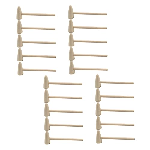 UPKOCH 20 Stück Kinder Kreative Mini Schlägel Lustige Holzhämmer Kinder Spielzeughämmer von UPKOCH