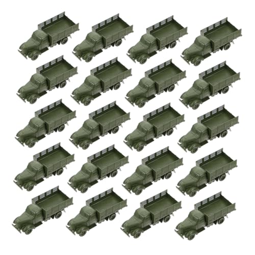 UPKOCH 20 Stück LKW-Modell LKW deko pädagogisches Lastwagen Dekoration Lastwagen kleine Spielzeugautos für Transportfahrzeuge pp Olive Green von UPKOCH