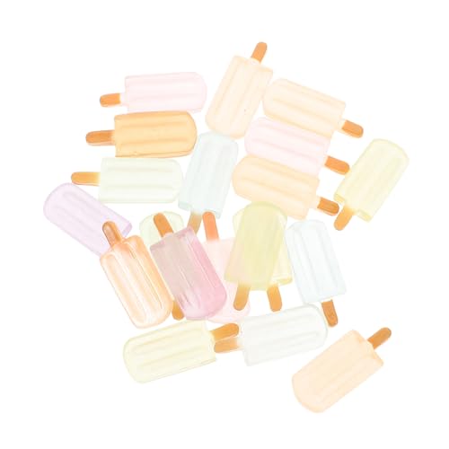 UPKOCH 20 Stück Leuchtende Eiscreme-Mini-Harz-Charms, DIY-bastelbedarf Für Puppenhaus-Dekoration, DIY-handyhüllen, Charms, Puppenhaus- Am Stiel-Dekorationen UPKOCH 20 Stück Leuchtende Eiscreme-Mini-Harz-Charms, DIY-bastelbedarf Für Puppenhaus-Dekoration, DIY-handyhüllen, Charms, Puppenhaus- Am Stiel-Dekorationen von UPKOCH