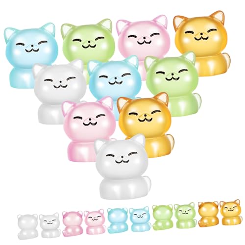 UPKOCH 20 Stück Leuchtende orangefarbene Katze Mini-Tierfiguren zum Verstecken Miniatur-Katzenfiguren Mini-Kätzchen-Figur Minikatzen im Dunkeln leuchtende Figuren Miniaturfiguren Harz UPKOCH 20 Stück Leuchtende orangefarbene Katze Mini-Tierfiguren zum Verstecken Miniatur-Katzenfiguren Mini-Kätzchen-Figur Minikatzen im Dunkeln leuchtende Figuren Miniaturfiguren Harz von UPKOCH