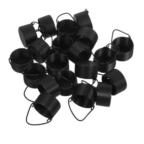 UPKOCH 20 Stück Mini Halloween Kessel mit Griff Kleine Schwarze Plastik Kesseltöpfe Vielseitige Dekoration und Aufbewahrung für Kinderbasteln Party Feengarten Camping und Miniatur UPKOCH 20 Stück Mini Halloween Kessel mit Griff Kleine Schwarze Plastik Kesseltöpfe Vielseitige Dekoration und Aufbewahrung für Kinderbasteln Party Feengarten Camping und Miniatur von UPKOCH