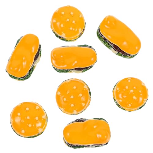 UPKOCH 20 Stück Mini Hamburger Spielzeugzubehör Mini Hamburger Miniatur Burger Nachahmung Von Requisiten Burger Miniatur Essen Puppenhaus Accessoire Winziges Hamburger von UPKOCH