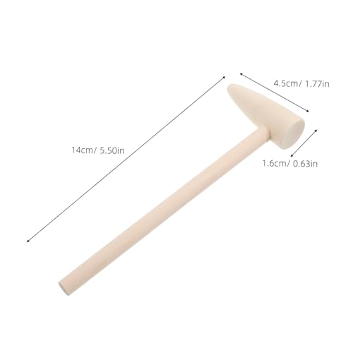UPKOCH 20 Stück Mini Holzhammer Teilig Kleine Holzhämmer für Kleinkinder Motorische Fähigkeiten Förderndes DIY für Jungen und Mädchen zum Klopfen und Kreativen von UPKOCH