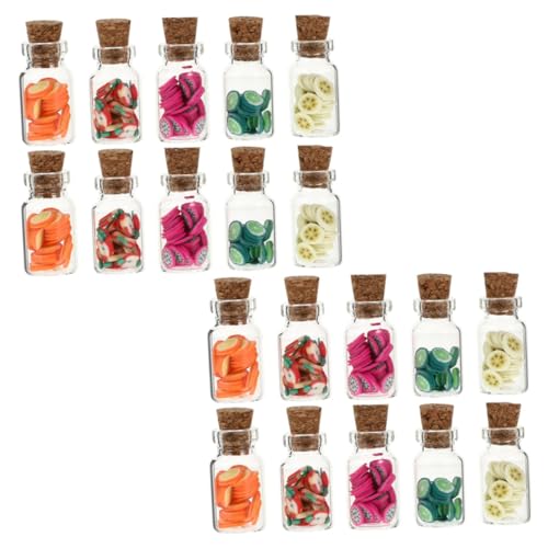 UPKOCH 20 Stück Mini -Lebensmittelzubehör Dolly House Glas schmücken Dolly House Glas schmückt Miniatur-Obstflasche Mikro-Obstglas-Modell Mini-Küchenornamente Miniaturen UPKOCH 20 Stück Mini -Lebensmittelzubehör Dolly House Glas schmücken Dolly House Glas schmückt Miniatur-Obstflasche Mikro-Obstglas-Modell Mini-Küchenornamente Miniaturen von UPKOCH
