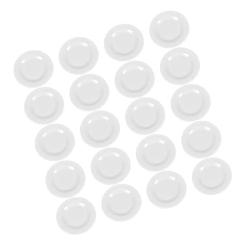 UPKOCH 20 Stück Miniatur Puppenhausgeschirr Puppenhauszubehör Tablettmodelle Dekoration Puppengeschirr Simuliertes Mini Geschirr Kleines Geschirrmodell Mini Geschirrmodell von UPKOCH