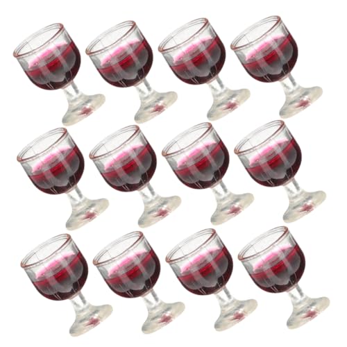 UPKOCH 20 Stück Miniatur- -Rotweinglas Miniaturen Kelch Weingläser Mini Weinglas Set Miniaturmodell eines Rotweinbechers Miniaturtassenmodell PVC Wiederverwendbar UPKOCH 20 Stück Miniatur- -Rotweinglas Miniaturen Kelch Weingläser Mini Weinglas Set Miniaturmodell eines Rotweinbechers Miniaturtassenmodell PVC Wiederverwendbar von UPKOCH