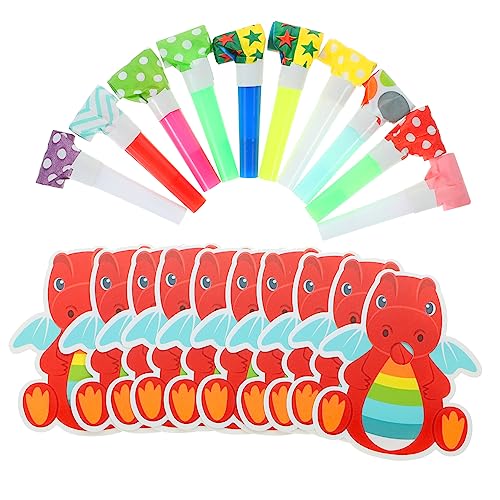 UPKOCH 20 Stück Partykrachmacher für Festivals Krachmacher-Blowouts Partygebläse-Hupen Gebläse Krachmacher Party-Blowouts pfeifen Krachmacher für Party Partypfeife Plastik von UPKOCH