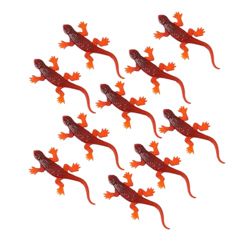 UPKOCH 20 Stück Partyspielzeug Simulation Reptilien Partygeschenke Heimdekoration Plastikeidechse Plastik Gecko Modelle Gruseliges Gecko Partytrick Realistische Gecko von UPKOCH