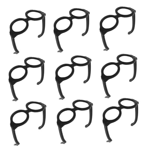 UPKOCH 20 Stück Puppenbrille Puppe Mini-Brille Brille zum Anziehen der Puppe Puppengläser zur Dekoration lustige Brillendekore Miniatur-Brillen-Requisiten Puppenzubehör Plastik Schwarz UPKOCH 20 Stück Puppenbrille Puppe Mini-Brille Brille zum Anziehen der Puppe Puppengläser zur Dekoration lustige Brillendekore Miniatur-Brillen-Requisiten Puppenzubehör Plastik Schwarz von UPKOCH