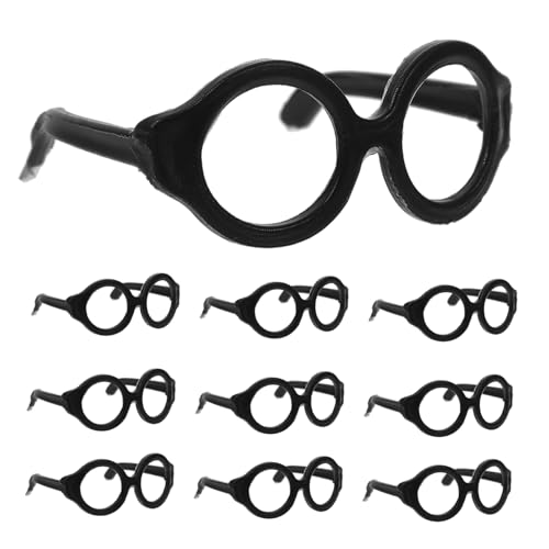 UPKOCH 20 Stück Puppenbrille kinderspielzeug Langlebige Spielzeugbrille puppenspielzeug Miniaturaccessoire Miniatur-Brillen-Requisiten lustige Brillendekore Plastik Black UPKOCH 20 Stück Puppenbrille kinderspielzeug Langlebige Spielzeugbrille puppenspielzeug Miniaturaccessoire Miniatur-Brillen-Requisiten lustige Brillendekore Plastik Black von UPKOCH