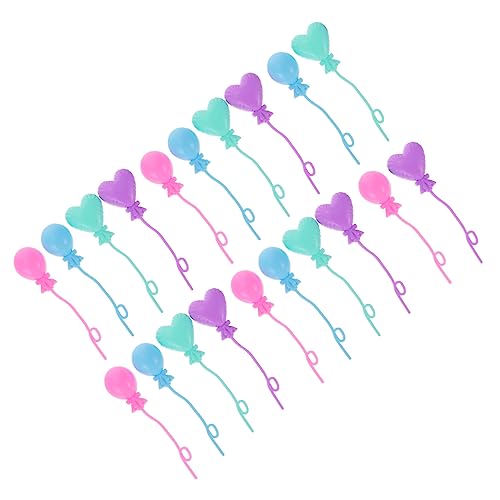 UPKOCH 20 Stück Puppenhaus-Ballon partyknaller für Toys hühner Miniaturballons Luftballons Ballondeko selber Machen Feengarten Ballon Plastik von UPKOCH