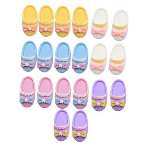 UPKOCH 20 Stück Puppenhaus Hausschuhe für kinderspielzeug Kid Toys Home Decor kinderknallzeug Toys for dekorative Miniatur Mini-Hausschmuck Mini-Hausdekoration Harz von UPKOCH