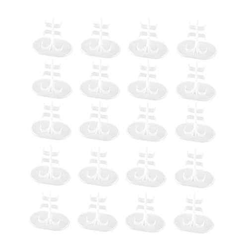 UPKOCH 20 Stück Puppenständer kleine Tränenpuppe Babypuppen Puppenhalter Prinzessinnenpuppen Mädchen schaufensterpuppe maneküre- Set Puppenausstellungsstand Puppenbasis Plastik von UPKOCH