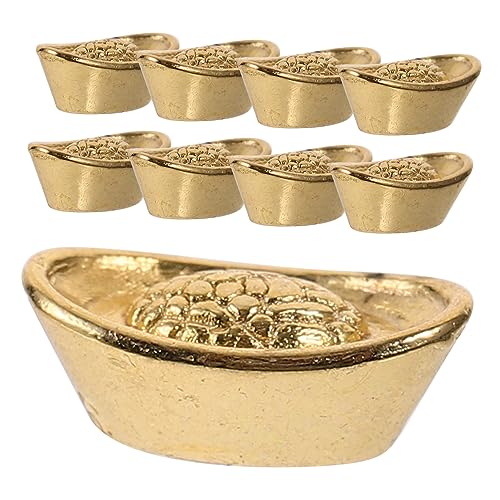 UPKOCH 20 Stück Reichtumsbarren Miniatur Puppenhaus Bausatz Mini Puppenmöbel Mini Lebensmittel Miniaturen Kleines Ornament Dekoration Dinge Mini Puppenhausmöbel von UPKOCH