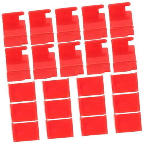 UPKOCH 20 Stück Schnalle Für Eisenbahngleise Unterstützung Gleisbauer Zug Kleinkinder Eisenbahnschienenbefestigungen Spuren Kreuzung Kreuzen Track-Clips Rot Plastik UPKOCH 20 Stück Schnalle Für Eisenbahngleise Unterstützung Gleisbauer Zug Kleinkinder Eisenbahnschienenbefestigungen Spuren Kreuzung Kreuzen Track-Clips Rot Plastik von UPKOCH
