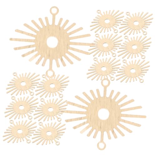 UPKOCH 20 Stück Sonnenblumen Schmuck Charms Zur Schmuckherstellung Charm Verbinder Schmuckherstellung Anhänger DIY Halskettenanhänger Blumen Verbinder Glieder Charms DIY von UPKOCH