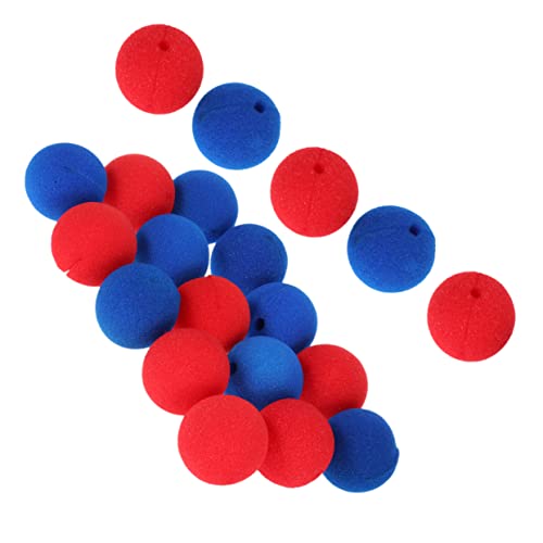UPKOCH 20 Stück Teiliges Clown Nasen aus Weichem Durchmesser Rote und Blaue Farben Leichte und Bequeme Partyrequisiten für Halloween Karneval Fasching und Cosplay UPKOCH 20 Stück Teiliges Clown Nasen aus Weichem Durchmesser Rote und Blaue Farben Leichte und Bequeme Partyrequisiten für Halloween Karneval Fasching und Cosplay von UPKOCH