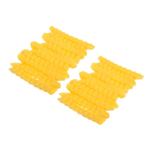 UPKOCH 20 Stück Teiliges Fake French Fries Realistische Fast Food Simulation Künstliche Pommes Frites Dekoration für Restaurant Schaufenster Deko und Küchendekor von UPKOCH