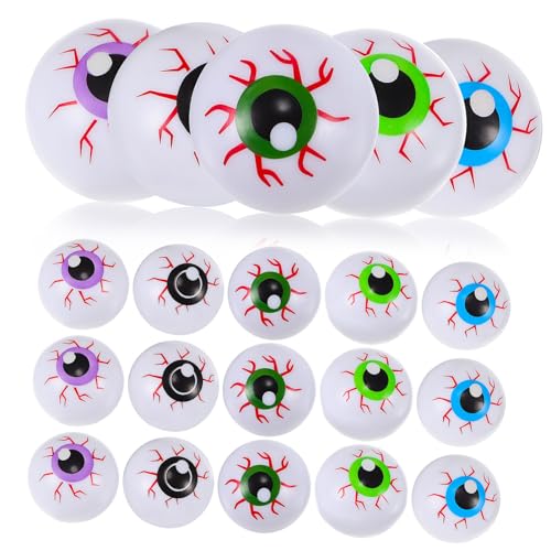 UPKOCH 20 Stück Teiliges Halloween Deko mit Realistischen Bunten Fake Eyeballs aus Robustem PP Kunststoff Kreative Partydeko und Gruselige Augäpfel für und Horror Atmosphäre UPKOCH 20 Stück Teiliges Halloween Deko mit Realistischen Bunten Fake Eyeballs aus Robustem PP Kunststoff Kreative Partydeko und Gruselige Augäpfel für und Horror Atmosphäre von UPKOCH