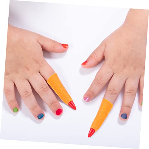 UPKOCH 20 Stück Teiliges Halloween Finger Nail Covers Bunte Scherzartikel Nagelüberzüge Gruselige DIY Fingerdekoration für Kostüm und Maskenpartys Sichere und Bequeme Zufällige Farbe UPKOCH 20 Stück Teiliges Halloween Finger Nail Covers Bunte Scherzartikel Nagelüberzüge Gruselige DIY Fingerdekoration für Kostüm und Maskenpartys Sichere und Bequeme Zufällige Farbe von UPKOCH