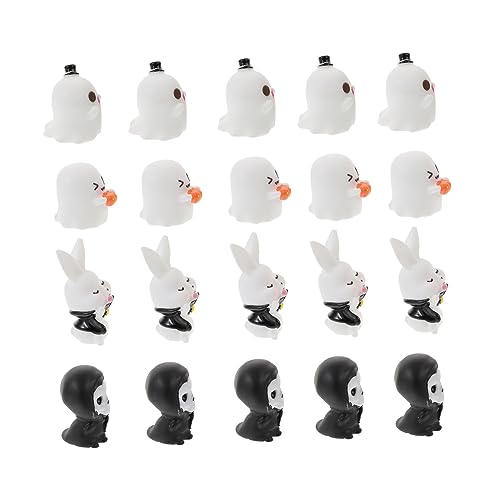 UPKOCH 20 Stück Teiliges Halloween Miniatur Bonsai Deko mit Geist Kürbis Hasenfiguren Mini Halloween Desktop Ornament für Micro Landschaft Partydekoration UPKOCH 20 Stück Teiliges Halloween Miniatur Bonsai Deko mit Geist Kürbis Hasenfiguren Mini Halloween Desktop Ornament für Micro Landschaft Partydekoration von UPKOCH