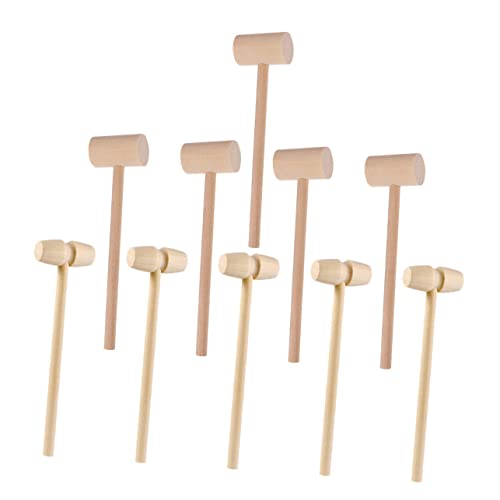 UPKOCH 20 Stück Teiliges Holzhammer Set für Leichte Holzspielzeug Schlägel zum Krabben und Schalentierknacken Fördert Hand Auge Koordination und Motorische Fähigkeiten Kompakt und UPKOCH 20 Stück Teiliges Holzhammer Set für Leichte Holzspielzeug Schlägel zum Krabben und Schalentierknacken Fördert Hand Auge Koordination und Motorische Fähigkeiten Kompakt und von UPKOCH