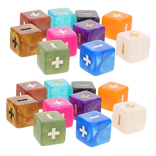 UPKOCH 20 Stück Teiliges Mathe würfelset aus Robustem Acryl für Lernhilfe Rechenzeichen Würfel Pädagogisches Bunte Arithmetik Würfel für Schulunterricht und Lernspiele Zufällige Farbe UPKOCH 20 Stück Teiliges Mathe würfelset aus Robustem Acryl für Lernhilfe Rechenzeichen Würfel Pädagogisches Bunte Arithmetik Würfel für Schulunterricht und Lernspiele Zufällige Farbe von UPKOCH