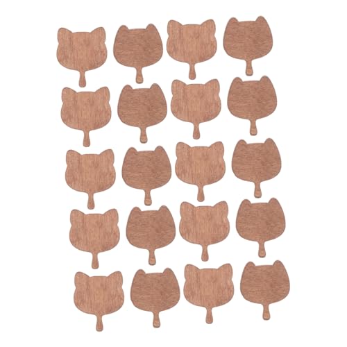 UPKOCH 20 Stück Teiliges Miniatur Holz Schneidebrett mit Mini Tabletts für Puppenhaus Dekoration Realistische Mini Küchenmöbel für Rollenspiel Kreative Bastel und Geburtstagsparty von UPKOCH