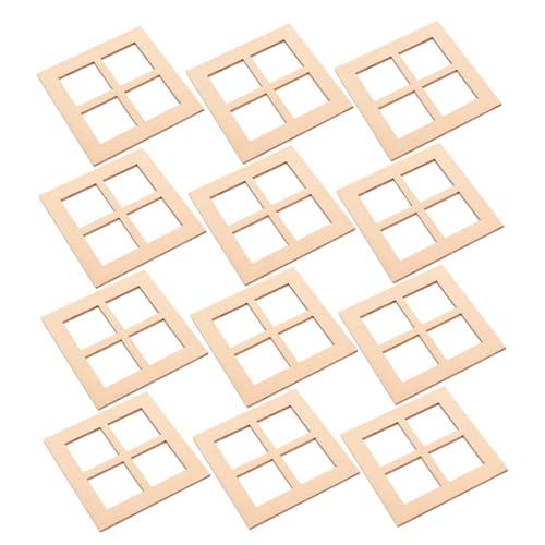 UPKOCH 20 Stück Teiliges Miniatur holzfenster mit Gittern DIY Puppenhaus Fensterrahmen Naturbelassen Vielseitig für Miniaturhaus Dekoration und Bastelprojekte Kleine Hausdeko Zubehör UPKOCH 20 Stück Teiliges Miniatur holzfenster mit Gittern DIY Puppenhaus Fensterrahmen Naturbelassen Vielseitig für Miniaturhaus Dekoration und Bastelprojekte Kleine Hausdeko Zubehör von UPKOCH