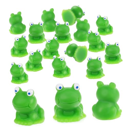 UPKOCH 20 Stück Teiliges Realistischer Froschfiguren Harz Tiermodelle für Lehrspielzeug Gartendekoration und Ornament für Miniaturlandschaften und Blumentöpfe von UPKOCH