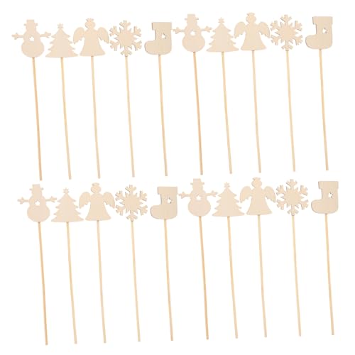 UPKOCH 20 Stück Teiliges Weihnachts Holz Zauberstäbe für Naturbelassen mit Engel Schneeflocken und Weihnachtsmotiven DIY Bemalung für Kostüme Basteln Partygeschenke und Rollenspiele UPKOCH 20 Stück Teiliges Weihnachts Holz Zauberstäbe für Naturbelassen mit Engel Schneeflocken und Weihnachtsmotiven DIY Bemalung für Kostüme Basteln Partygeschenke und Rollenspiele von UPKOCH
