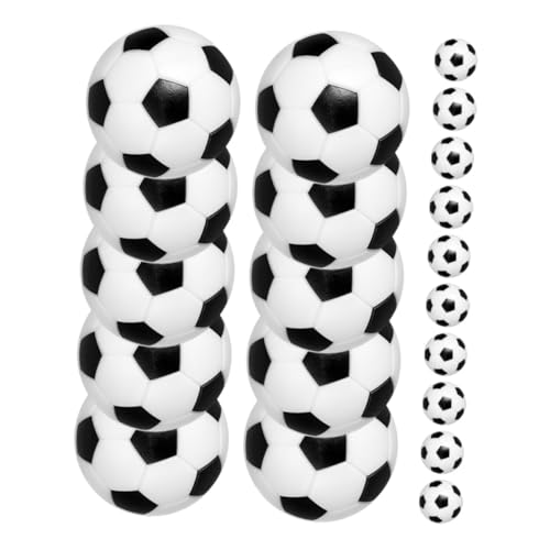 UPKOCH 20 Stück Zubehör für Fußballmaschinen Tischfußballbälle Fußballspiel Party Tischplatte Mini -Fußball Tischkicker Ersatz Kleine Fußballkugeln Ersatzbälle für Tischfußball Harz von UPKOCH