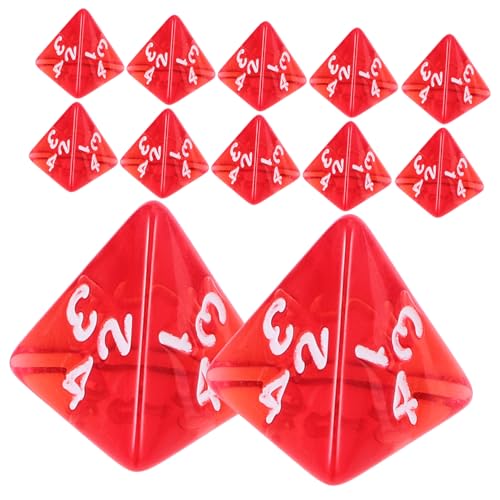 UPKOCH 20 Stück große Würfel Tisch Flecken Spots-Würfelspiel Würfel einseitig Partyspielwürfel 4-seitiger Würfel Spiel Würfel mehrseitige Würfel dekorative Würfel Acryl rot UPKOCH 20 Stück große Würfel Tisch Flecken Spots-Würfelspiel Würfel einseitig Partyspielwürfel 4-seitiger Würfel Spiel Würfel mehrseitige Würfel dekorative Würfel Acryl rot von UPKOCH