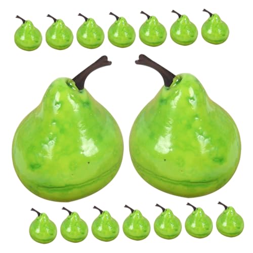 UPKOCH 20 Stück künstliche Früchte Fotoversorgung simulierte Fruchtverzierung Simulationsfruchtmodell künstliches Obstdekor vorgeben, Obst zu Desktop-Birnendekor Schaum Grün UPKOCH 20 Stück künstliche Früchte Fotoversorgung simulierte Fruchtverzierung Simulationsfruchtmodell künstliches Obstdekor vorgeben, Obst zu Desktop-Birnendekor Schaum Grün von UPKOCH