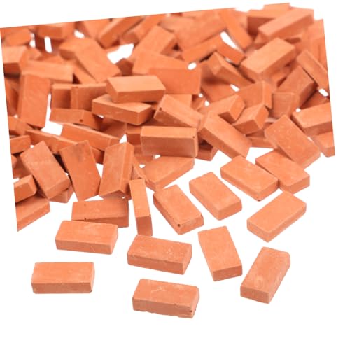UPKOCH 200 Stück Maßstab Fein Poliert DIY Sandtisch Modellbausteine Garten Mauersteine Kreatives Bastelset Für Puppenhaus Diorama Dekoration von UPKOCH