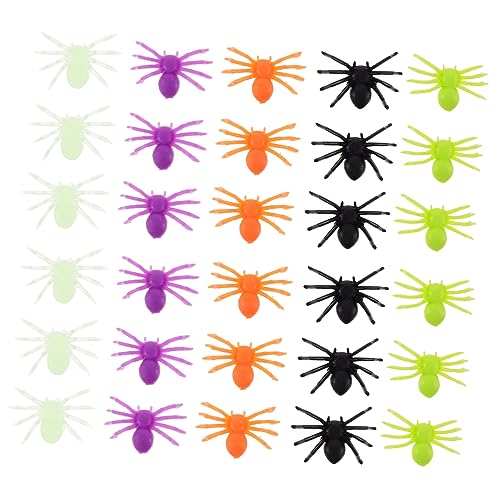 UPKOCH 200 Stück Mini Kunststoff Spinnen Deko Realistische Halloween Deko Figuren Bunte Prank Modelle für Party Tischdeko Kreative Spinnen für Spaß und Grusel UPKOCH 200 Stück Mini Kunststoff Spinnen Deko Realistische Halloween Deko Figuren Bunte Prank Modelle für Party Tischdeko Kreative Spinnen für Spaß und Grusel von UPKOCH
