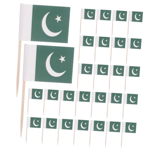 UPKOCH 200 Stück Pakistan Flaggen Zahnstocher aus Holz Kleine Mini Cupcake Topper Party Snack Picks für Kuchen Obst und Cocktail Robuste Appetizer Toothpicks für Feierlichkeiten UPKOCH 200 Stück Pakistan Flaggen Zahnstocher aus Holz Kleine Mini Cupcake Topper Party Snack Picks für Kuchen Obst und Cocktail Robuste Appetizer Toothpicks für Feierlichkeiten von UPKOCH