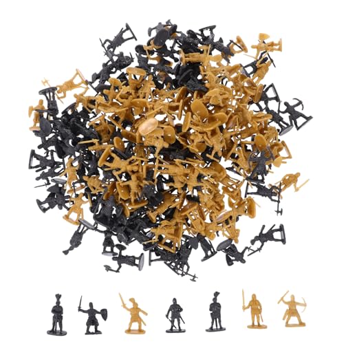 UPKOCH 200 Stück Soldatenmodell Spielzeugsoldatenfiguren Kleine Soldatenmodelle Spielzeugsoldaten Mikrofiguren Winzige Menschen Sandkasten Soldatenmodelle Minifiguren von UPKOCH