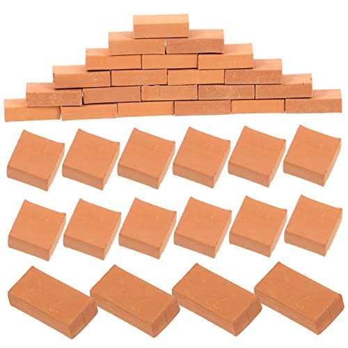 UPKOCH 200 Stück Ziegelspielzeug Ziegelsteine für Ziegel für die Landschaftsgestaltung Sandtisch-Ziegelmodell Miniatur-Ziegel-Ornament gefälschter Ziegelstein Aus Stärke und Ton UPKOCH 200 Stück Ziegelspielzeug Ziegelsteine für Ziegel für die Landschaftsgestaltung Sandtisch-Ziegelmodell Miniatur-Ziegel-Ornament gefälschter Ziegelstein Aus Stärke und Ton von UPKOCH
