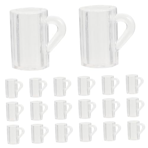UPKOCH 20 Stücke Miniatur Bier Becher Puppe Requisiten Griffe Puppe Tasse Für Decor Miniatur Landschaftsbau UPKOCH 20 Stücke Miniatur Bier Becher Puppe Requisiten Griffe Puppe Tasse Für Decor Miniatur Landschaftsbau von UPKOCH