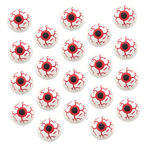 UPKOCH 20St Hüpfballaugen Halloween Party Deko Halloween Gruseliger deko für Halloween Hallowen deko Halloween- Neuartige Ballspielzeuge für Flummi PVC rot von UPKOCH