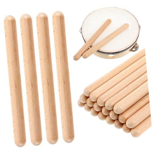UPKOCH 20Stücke Holz Rhythmusstöcke für Musikinstrumente Rhythmus und Kreativität im Musikunterricht Langlebiges Holzspielzeug für Jungen UPKOCH 20Stücke Holz Rhythmusstöcke für Musikinstrumente Rhythmus und Kreativität im Musikunterricht Langlebiges Holzspielzeug für Jungen von UPKOCH