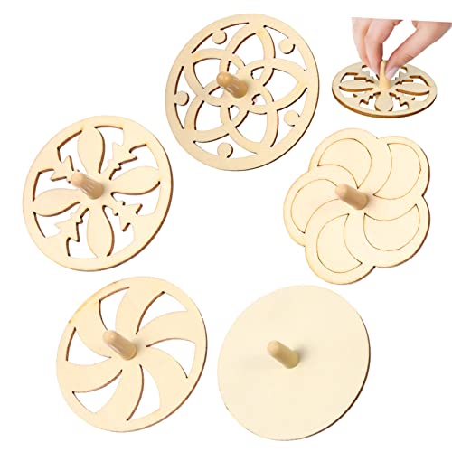 UPKOCH 20stücke Teiliges Unbemalter Holz-gyroskope Zum Bemalen Für Junge Mädchen Kreatives DIY-Spielzeug Motorik Und Kreativität Für Bastelprojekte Und Klassenaktivitäten von UPKOCH