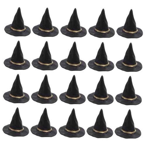 UPKOCH Mini Hüte 20st Halloween-hexenhut Mini-hexenhüte Zum Basteln Winzig Miniatur-hexenhut Kleine Hexenhut Dekoration Miniaturen Hexenhüte Dekoration Hexenhut Basteln Mini-hexenhut Black Plastik UPKOCH Mini Hüte 20st Halloween-hexenhut Mini-hexenhüte Zum Basteln Winzig Miniatur-hexenhut Kleine Hexenhut Dekoration Miniaturen Hexenhüte Dekoration Hexenhut Basteln Mini-hexenhut Black Plastik von UPKOCH