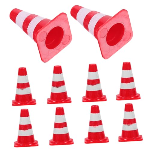 UPKOCH Pädagogisches Straßenkegel-Spielzeug Mini-verkehrskegel-Set Abs-Material Lernspielzeug Für Jungen Und Mädchen von UPKOCH