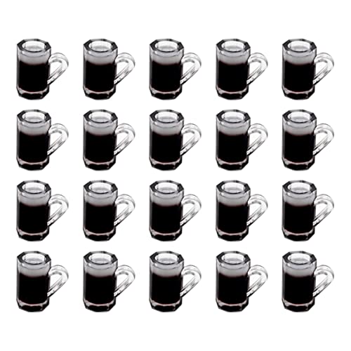 UPKOCH 20 Stück Mini-bierkrüge Aus Kunstharz – Puppenhaus-Ornamente Heimdekoration Bastelbedarf UPKOCH 20 Stück Mini-bierkrüge Aus Kunstharz – Puppenhaus-Ornamente Heimdekoration Bastelbedarf von UPKOCH