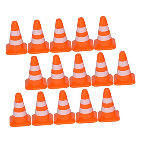 UPKOCH Verkehrszeichen-Set – 21-teiliges Mini-straßensperren-Spielzeug Simulations-straßenkegel-Spielzeug Für Kinder Und Familie von UPKOCH
