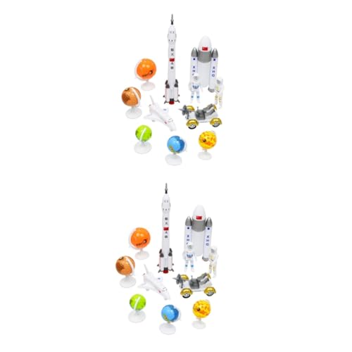 UPKOCH 22 STK Flugzeug-Astronautenmodell Flugzeuge für Kinder Mini-Spielzeug Spielzeug für Kinder Kinderspielzeug Spielzeuge Modelle Astronautenspielzeug Raketen-Satellitenmodell Platz von UPKOCH